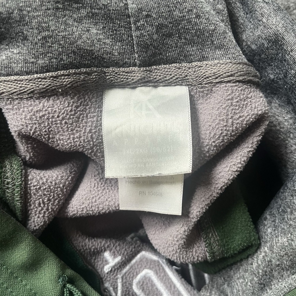 Knights Apparel Michigan State Spartans Mens 2XL Full Zip Hoodie Gray Green FLAW - Picture 9 of 16